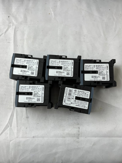 Siemens 3RT2017-1AB01 Contactor 24V Coil 3P SIRIUS Used Lot 5x Spare Units