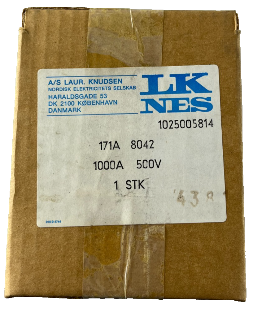 LK-NES 171A8042 DIN 4 Cartridge Fuse Link 1000A 500V Industrial Fuse NEW Spare