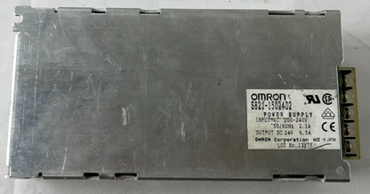 Omron S82J-15024D2 Power Supply 24V DC 6.5A 200–240V AC Used Japan Spare