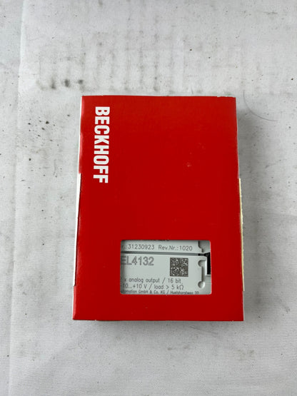 Beckhoff EL4132 EtherCAT Terminal 2‑Channel Analog Output ±10V 16‑Bit New in Box