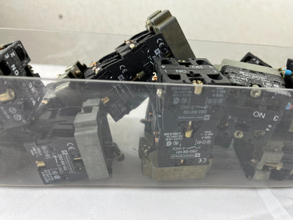 Mixed Lot Telemecanique ZB2-BE Contact Blocks NO NC 22mm Used Spare Parts