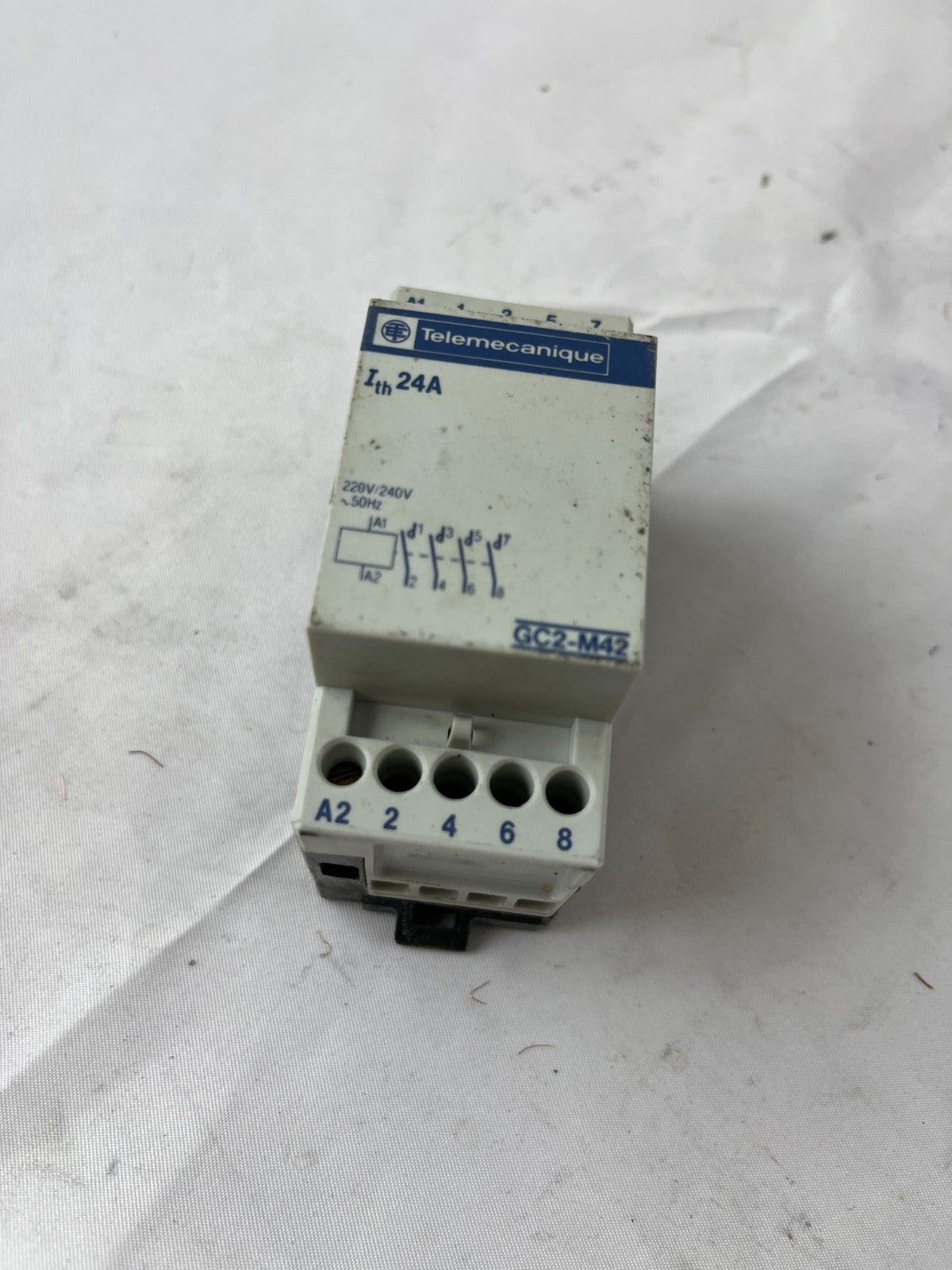 Telemecanique GC2-M42 Contactor 24A 230V Coil 4P DIN Rail Used Spare Unit