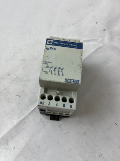 Telemecanique GC2-M42 Contactor 24A 230V Coil 4P DIN Rail Used Spare Unit