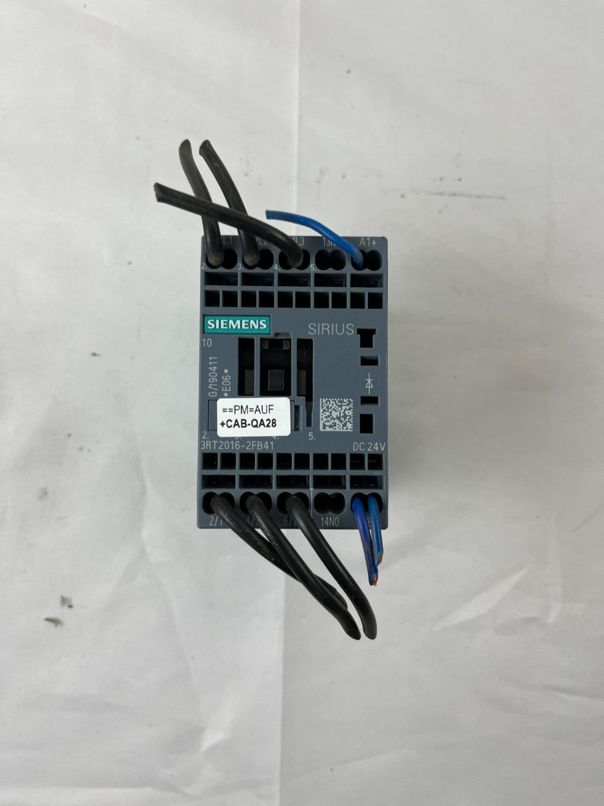 Siemens Sirius 3RT2016-2FB41 Contactor 24VDC 9A 4kW Used Working Spare Unit
