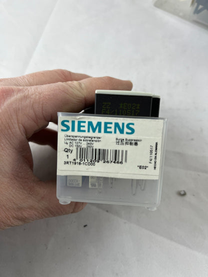 10x Siemens 3RT1916-1CD00 Surge Suppressor RC Element 127–240 V AC 150–250 V DC