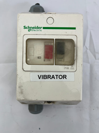 Schneider Electric GV2 MC01 Motor Starter Enclosure w/ GV2ME IP41 IP55 Used