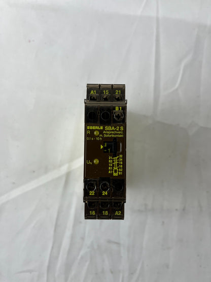 Eberle SBA-2S Timer Relay NEW 0.1s-10h 220V 24V Programmable DIN Rail Germany