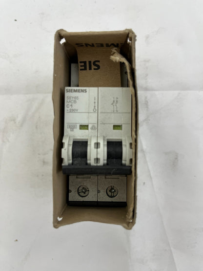 Siemens 5SY6 501-7 MCB Miniature Circuit Breaker 1+N C1 230V New Unused Germany