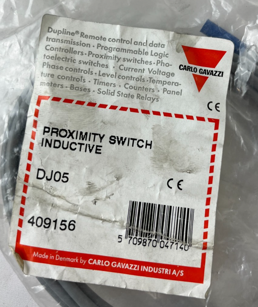 Carlo Gavazzi DJ05 Inductive Proximity Switch 409156 New NOS Spare Unit