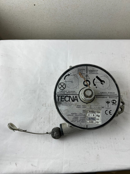 Tecna 9347S Tool Balancer 4–6 kg 4500 mm Spring Retractor Used Spare Unit