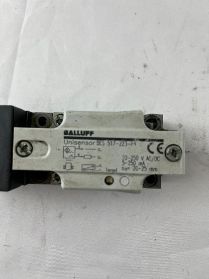 Balluff BES 517-223-P4 Unisensor Inductive Sensor 20-250V AC/DC 20-25mm Used