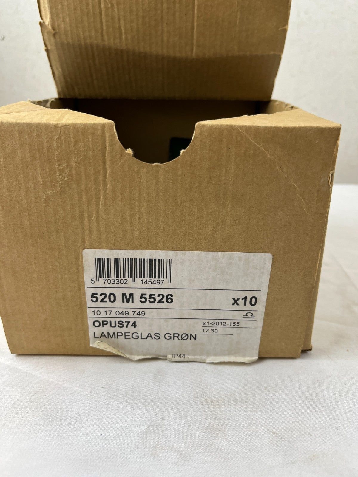 Lot of 9x Omega OPUS74 Green Indicator Lens Lamp Glass 520M5526 IP44 New