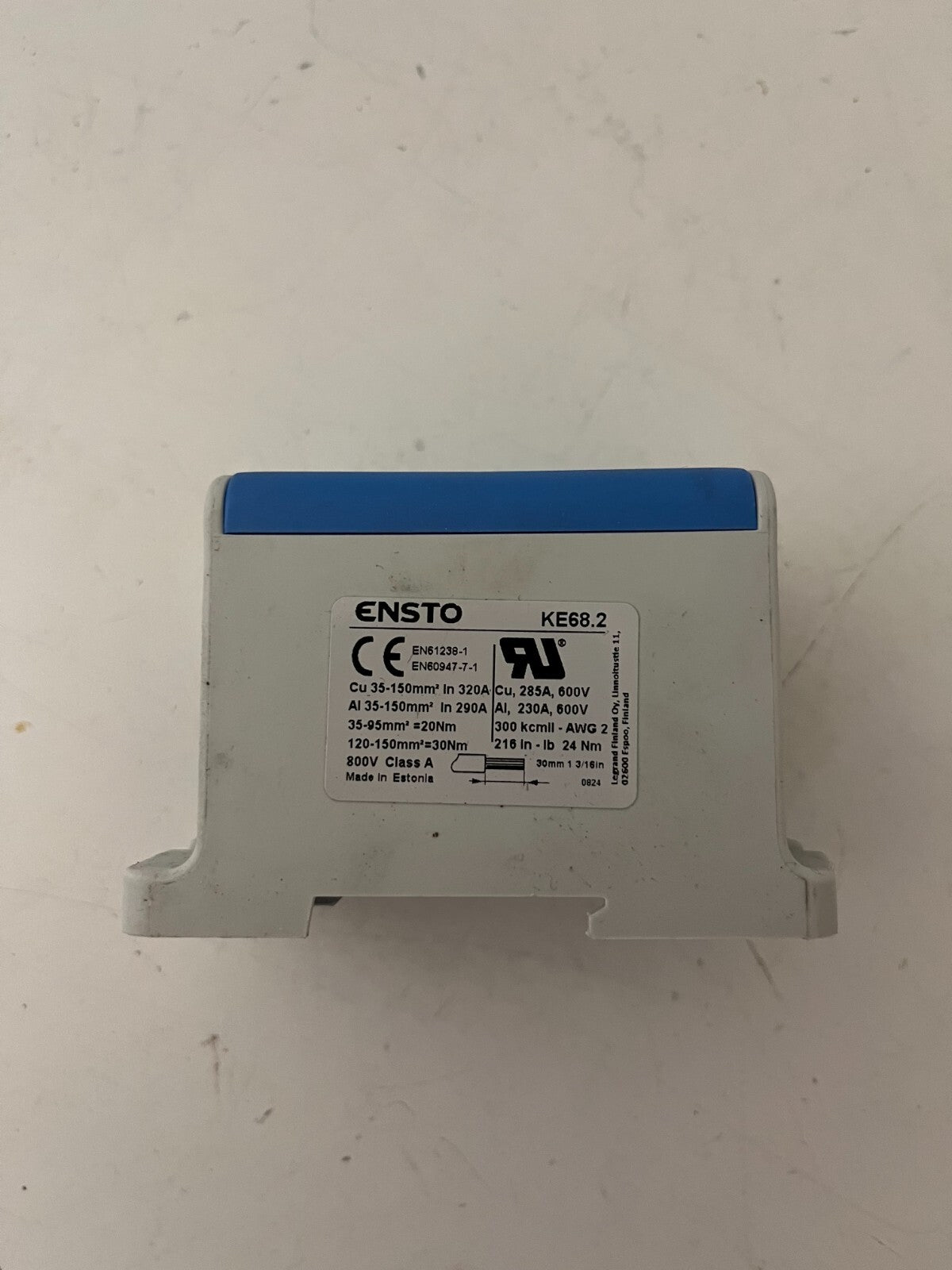 Ensto KE68.2 Tapping Terminal Block - Used Condition - Spare Part