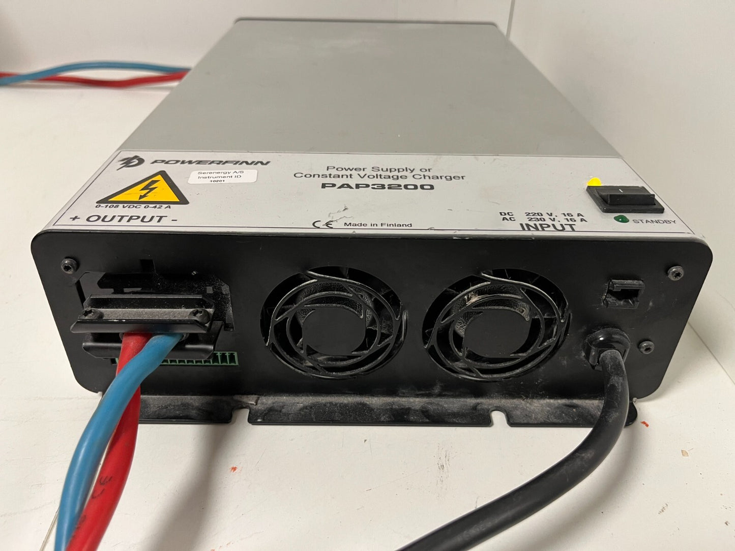 Powerfinn PAP3200 Power Supply 0-108VDC 0-42A 3200W Charger Tested Working Used