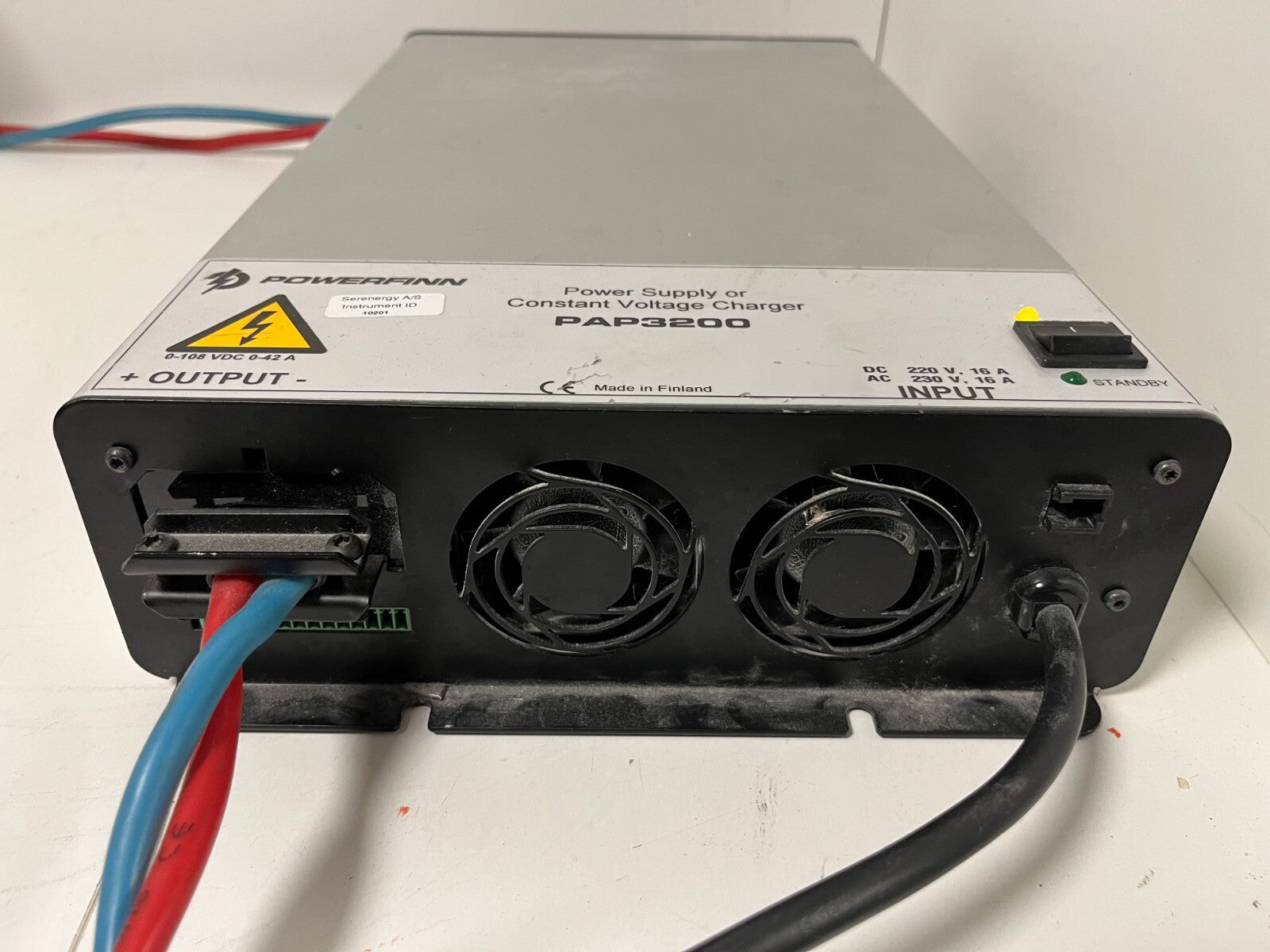 Powerfinn PAP3200 Power Supply 0-108VDC 0-42A 3200W Charger Tested Working Used