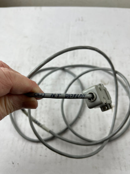 RS232 DB9 Female to Female Serial Cable Industrial Grey Used Spare Unit