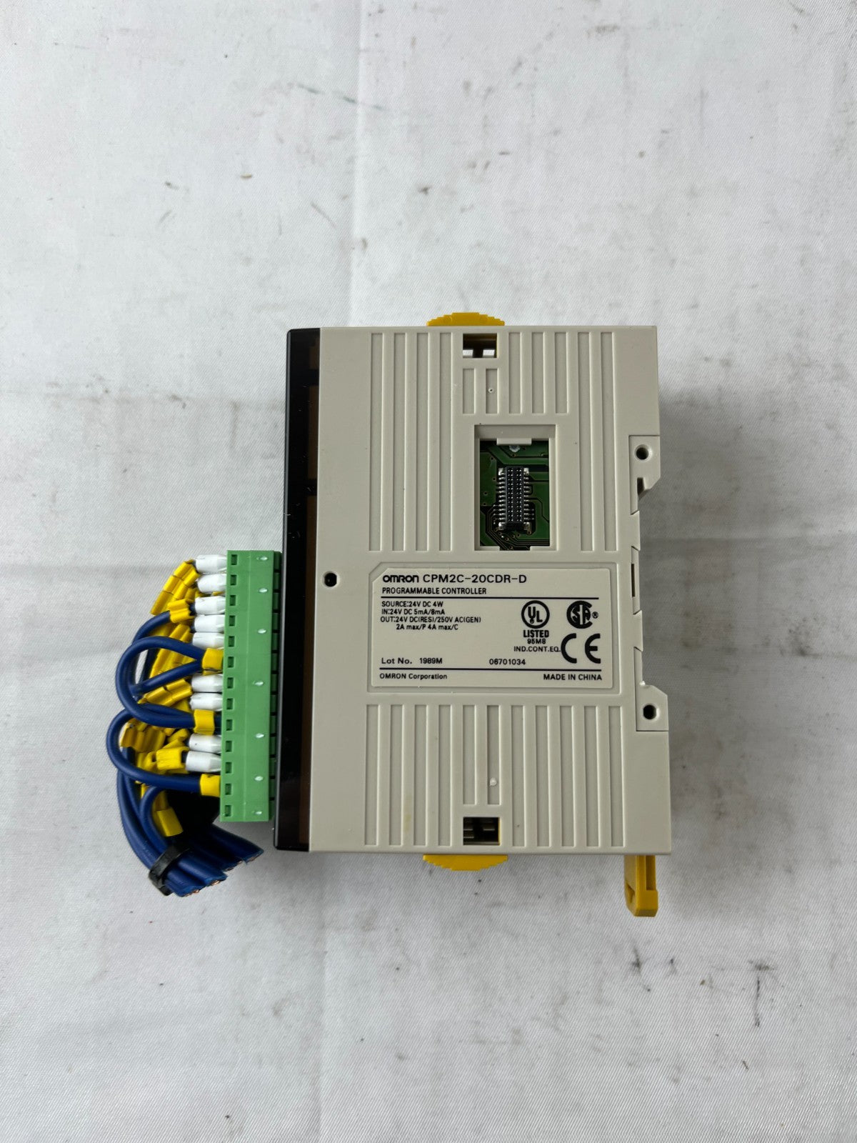 Omron CPM2C-20CDR-D Programmable Controller CPU 12x DC Inputs 8x Relay Outputs