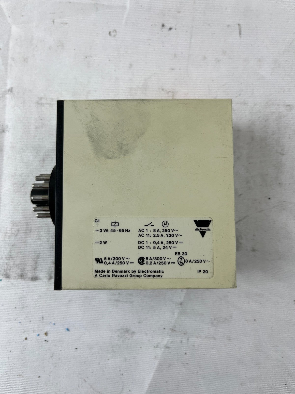 Carlo Gavazzi S 110 166 724 Combi Timer Automatic Start 24V DC Used Denmark
