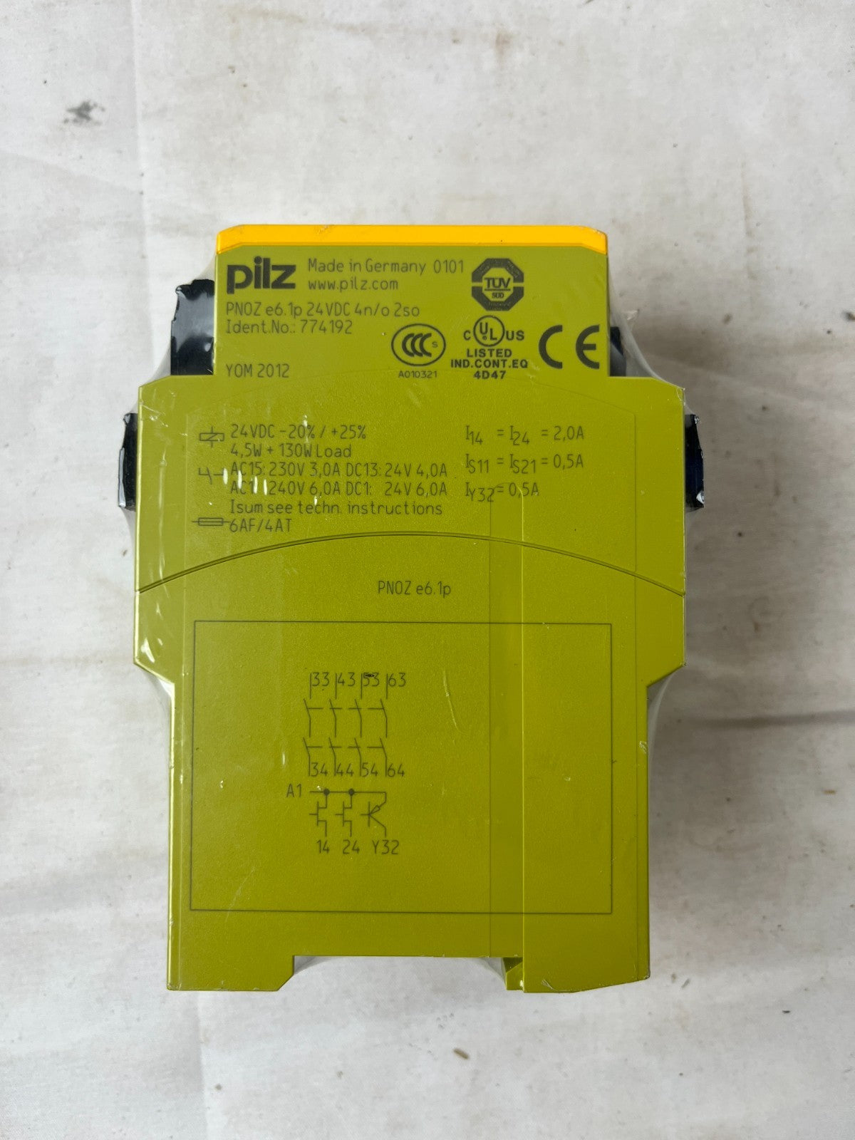 Pilz PNOZ e6.1p 774192 Safety Relay 24VDC 4NO 2SO New Sealed Spare Unit
