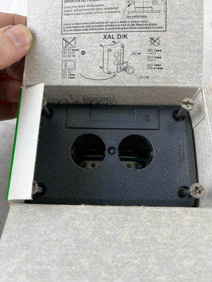Schneider Electric XALD02 Harmony XAL 2‑Hole Empty Control Box IP66 New