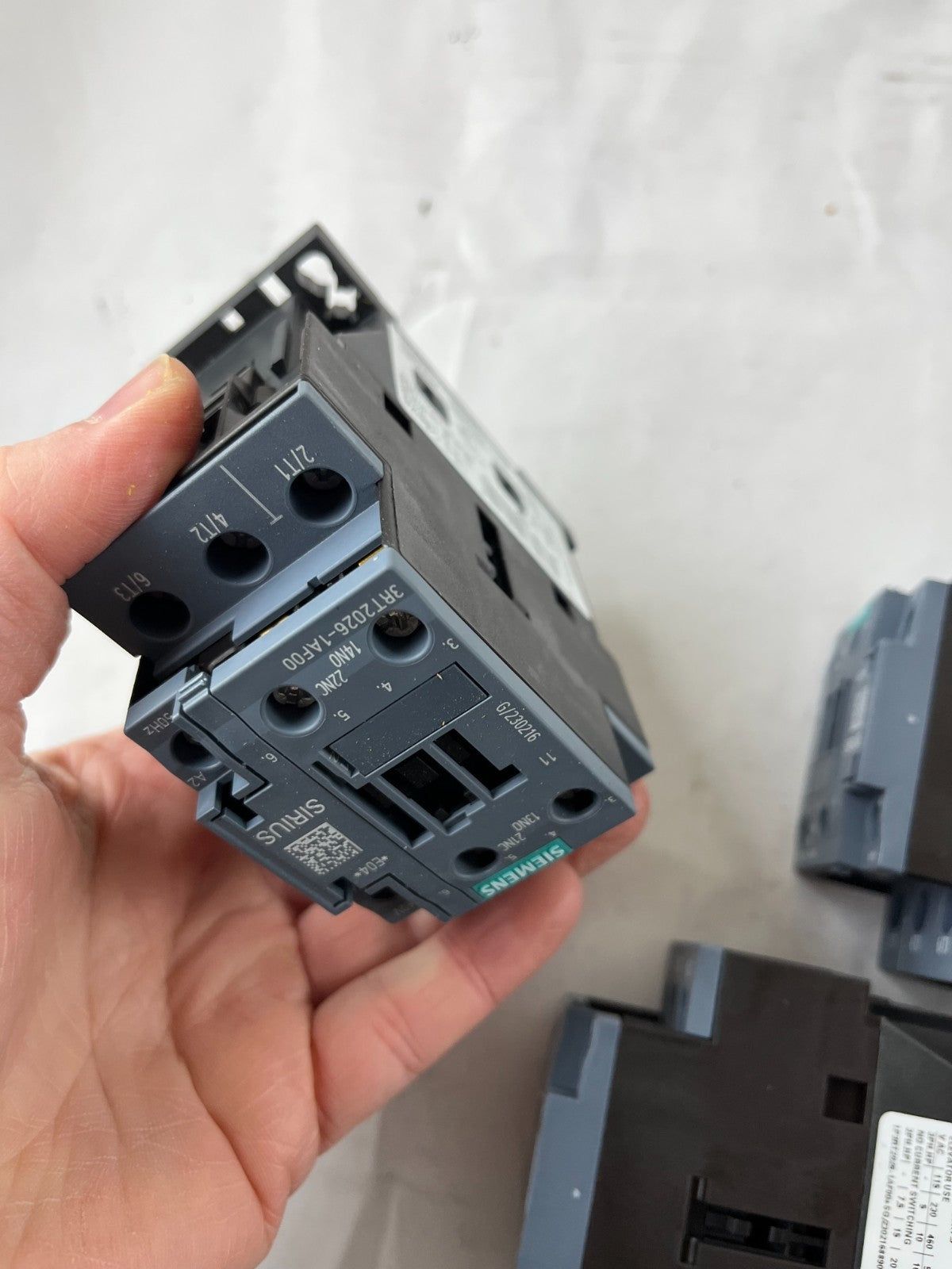 Siemens 3RT2026-1AF00 Contactor 110V Coil 3P SIRIUS Used Lot 3 Spare Units
