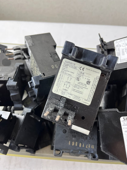 Siemens 3UA Series Thermal Overload Relay Mixed Lot, 16–25 A, Used Bundle Spares