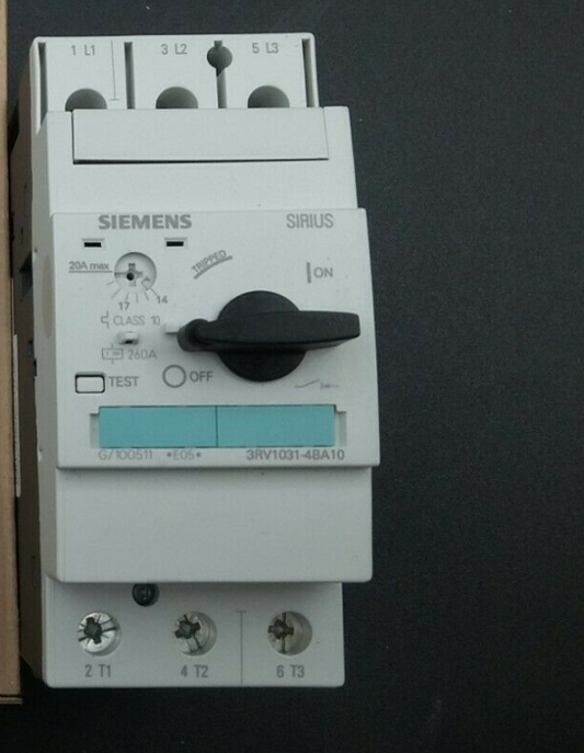 SIEMENS SIRIUS 3RV1031-4BA10 Circuit Breaker Used