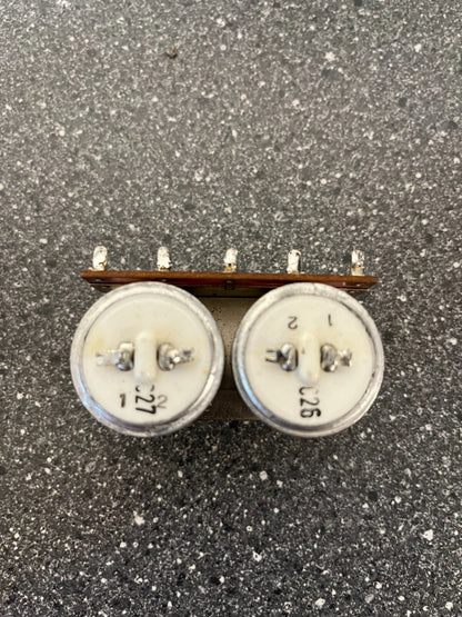 Vintage Bipolar Capacitor Lot - Various Values Including 4.7uF - Great for DIY