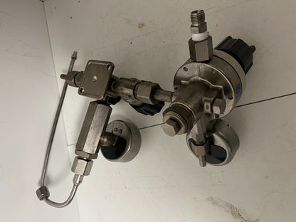 Messer Griesheim Oxygen Regulator Dual-Stage 315bar/10bar WIKA Gauge Used