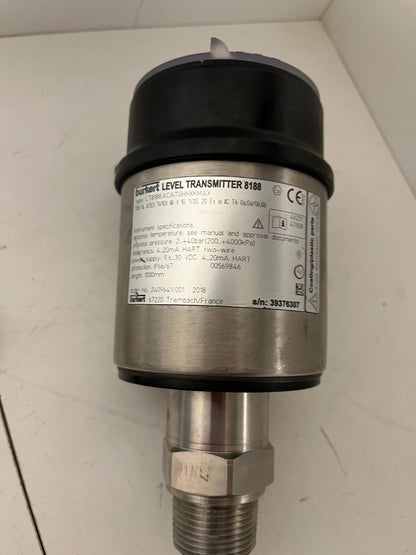 Bürkert 8188 Level Transmitter Guided Radar 4-20mA HART ATEX 1000mm New