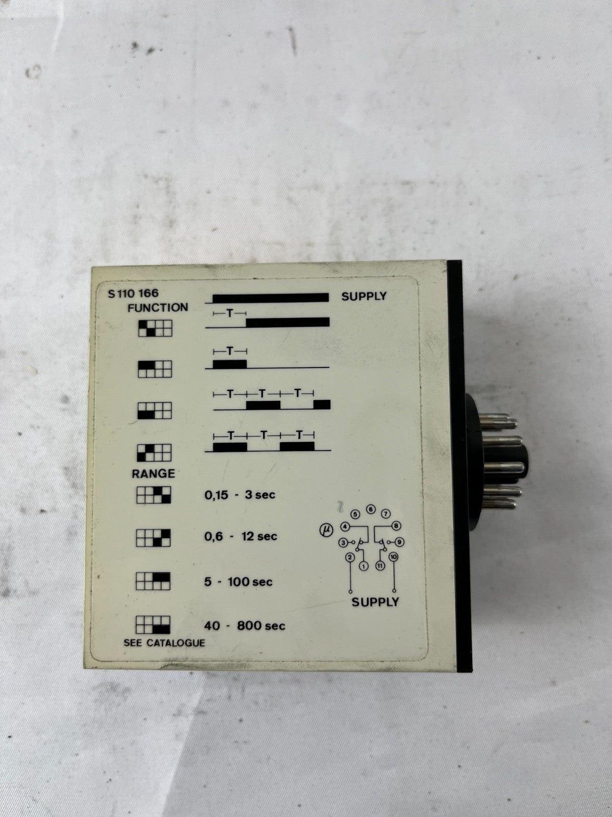 Carlo Gavazzi S 110 166 724 Combi Timer Automatic Start 24V DC Used Denmark