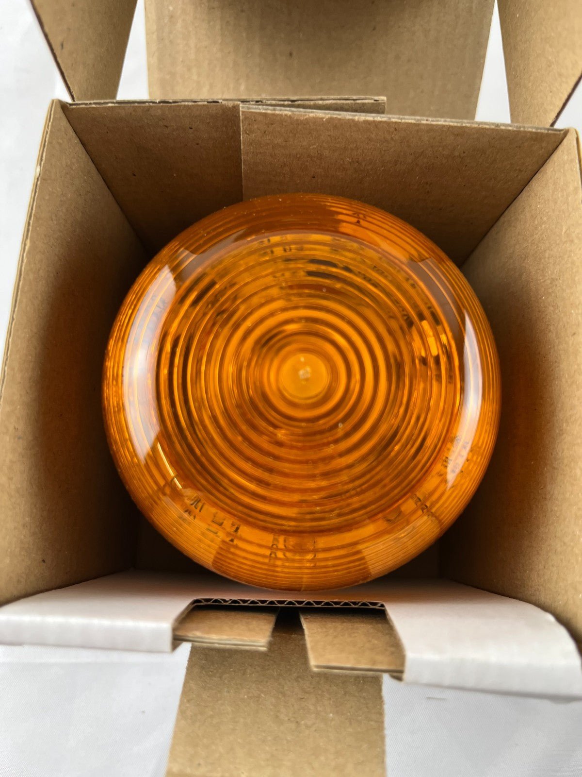 Klaxon QBS-0063 Amber LED Beacon NEW 11-35V DC IP65 Flashguard Warning Light UK