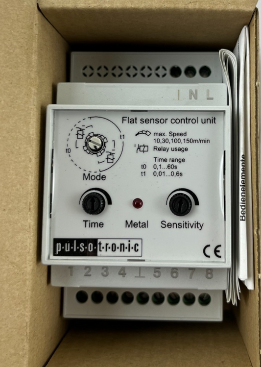 Pulsotronic 08349005010 NEW Flat Sensor Control Unit 230VAC 24VDC Germany Made