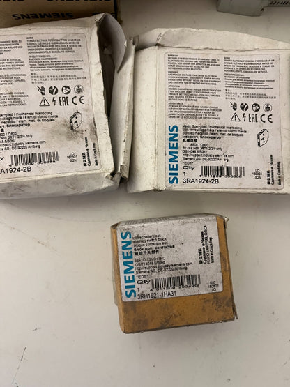 Siemens Industrial Automation Bundle – 7 pcs – New Open Box - Breakers Blocks