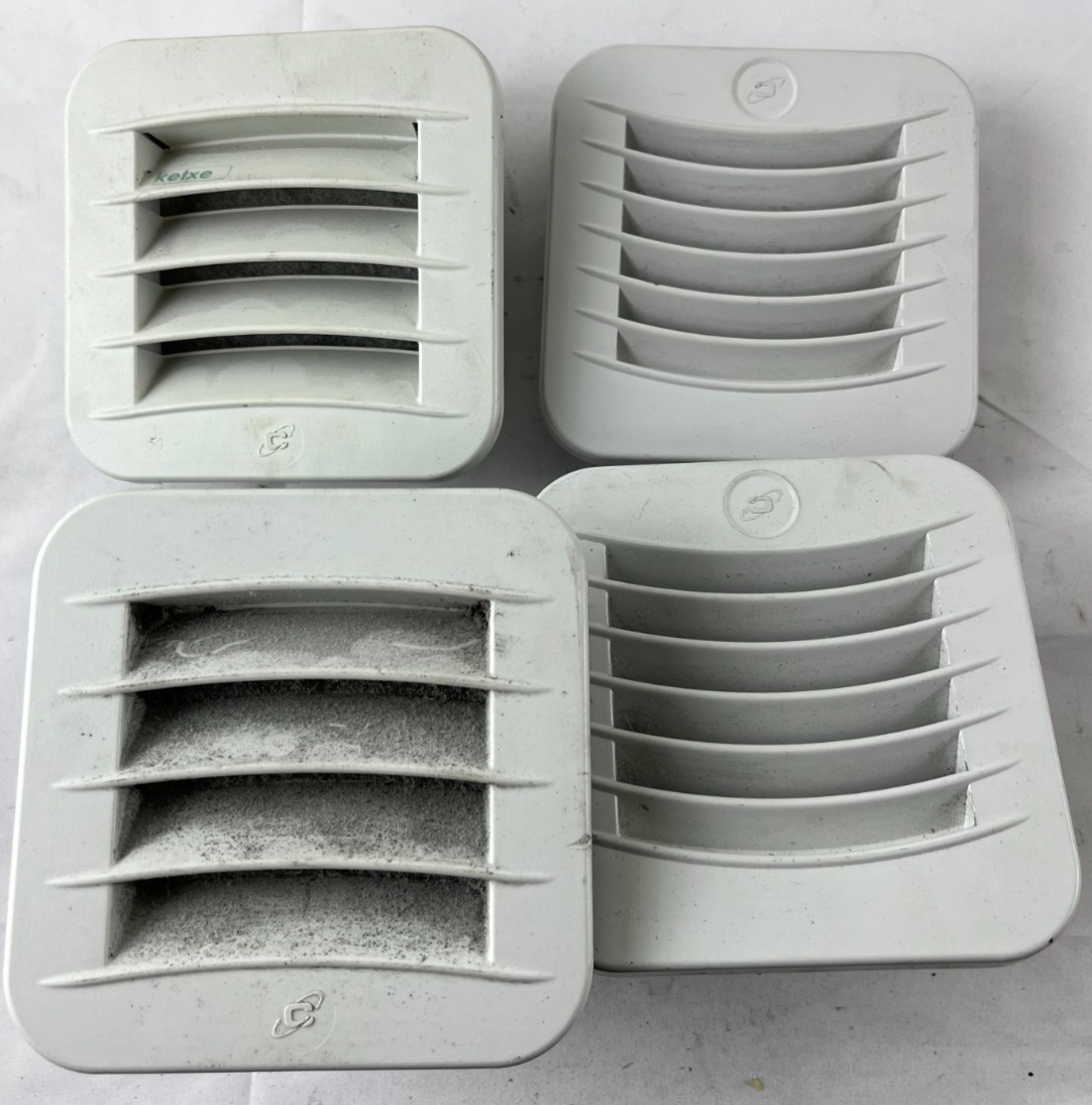 Lot of 4 Cosmotec GSV1000211 Filter Fans 24V DC Enclosure Cooling Used Working