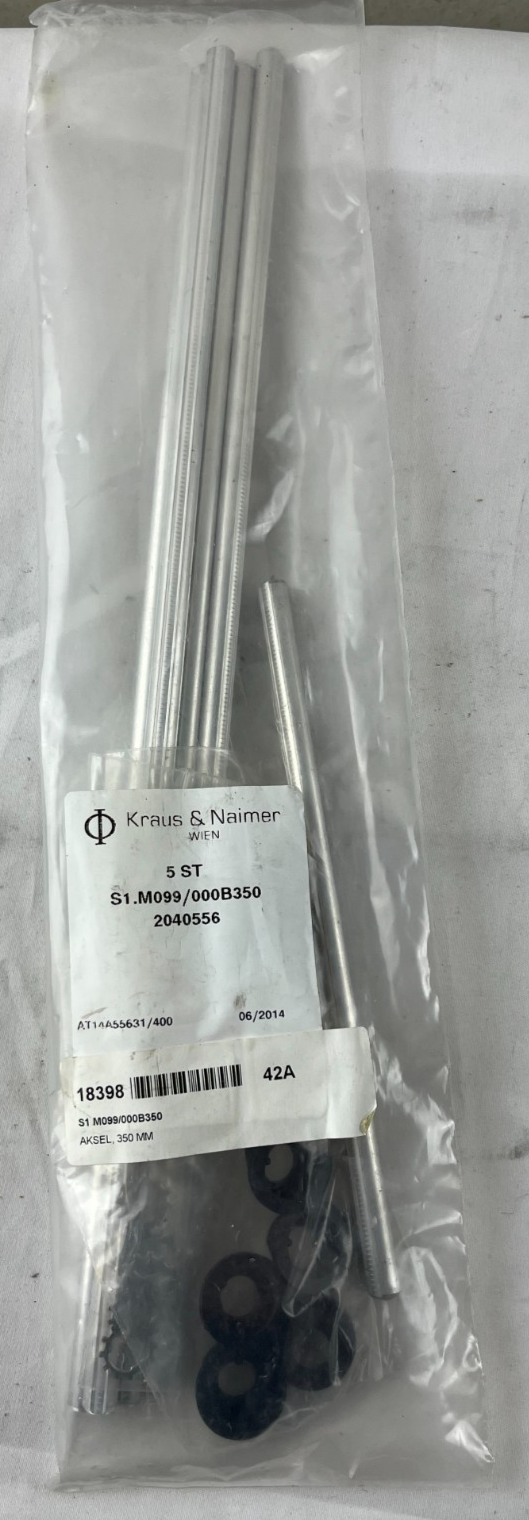 Kraus Naimer Shaft Extension Kit S1 M099/000B350 350mm 5pcs Austria New Sealed