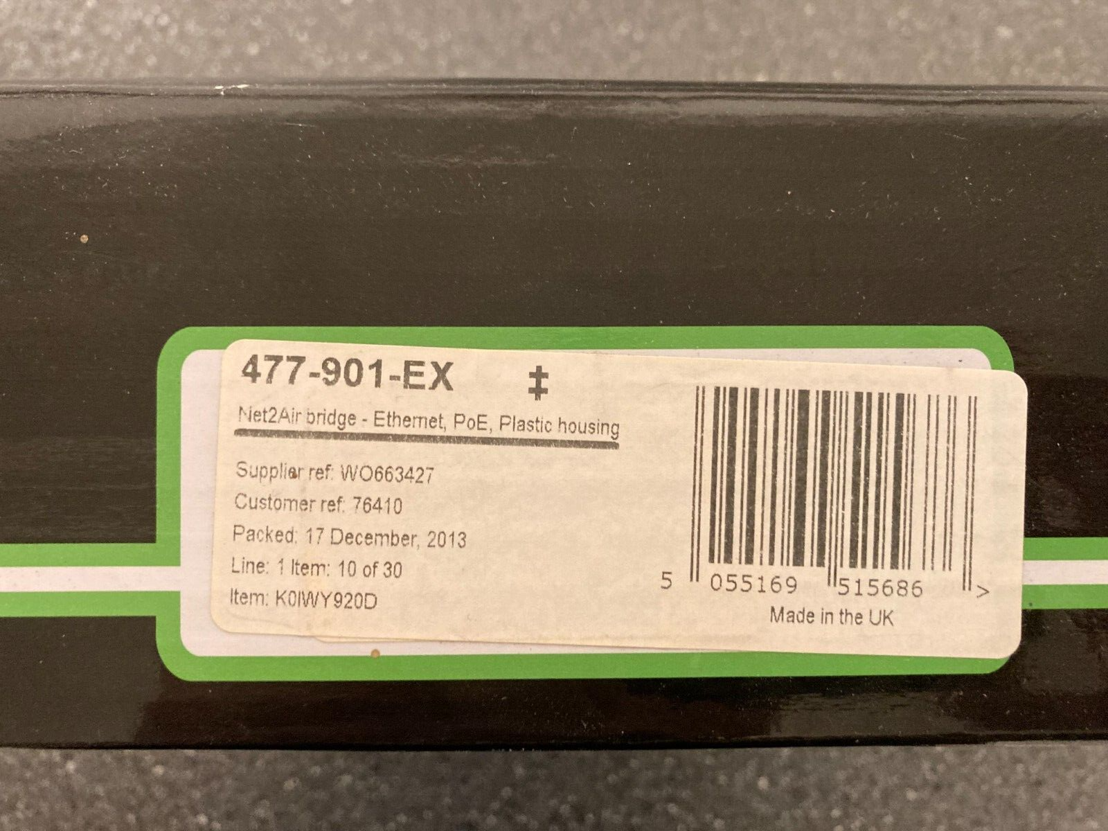 Net2air Paxton 477-901-EX Ethernet Bridge UK PoE, Plastic Housing - Brand New!