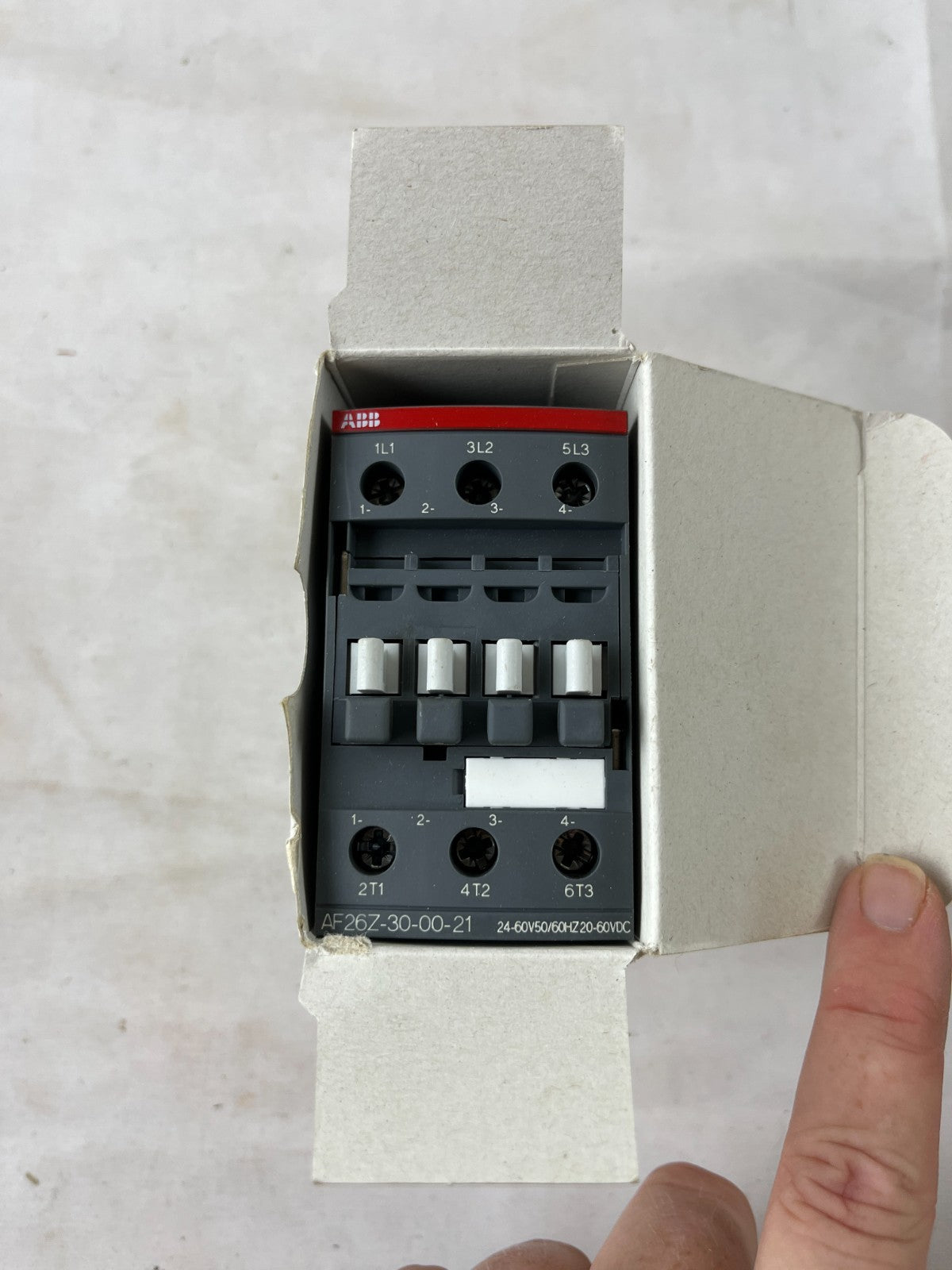 ABB AF26Z-30-00-21 Contactor 26A 11kW 3-Pole 24–60V AC/DC Coil New In Box