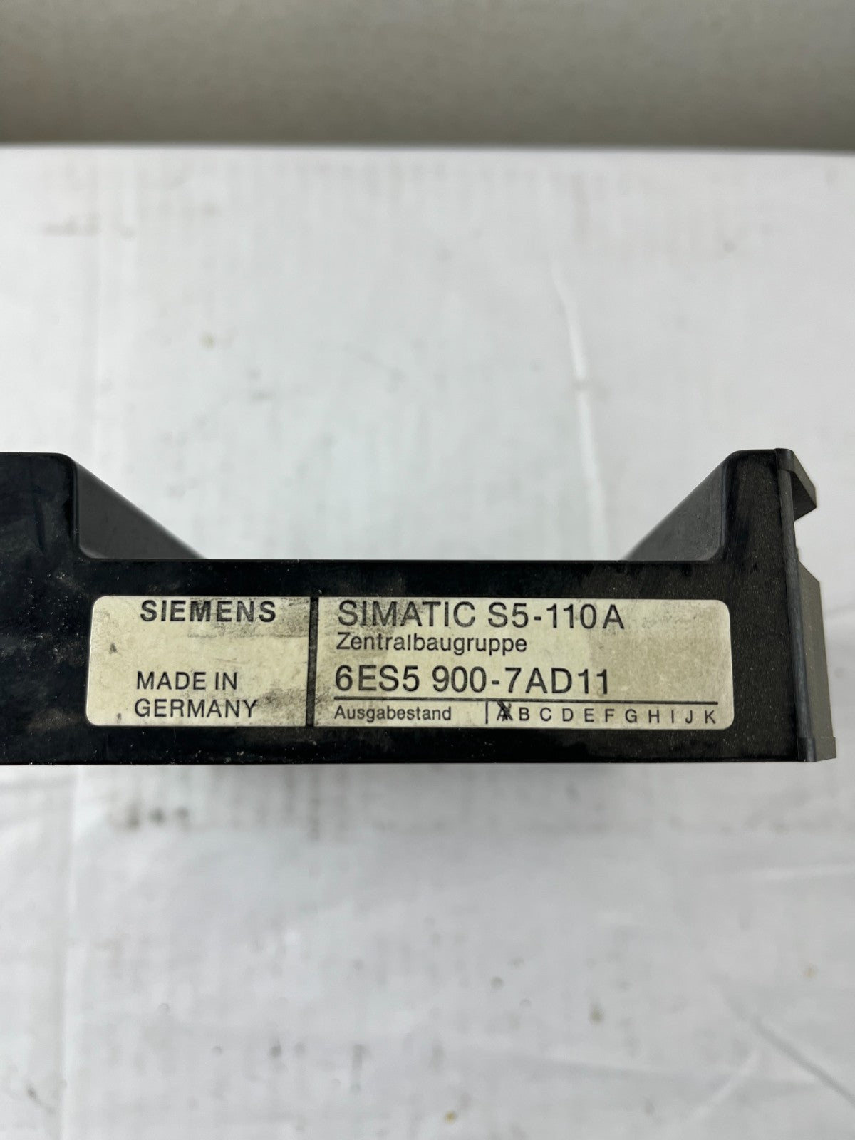 Siemens SIMATIC S5-110A 6ES5 900-7AD11 CPU Central Module ZB/CPU EPROM Used