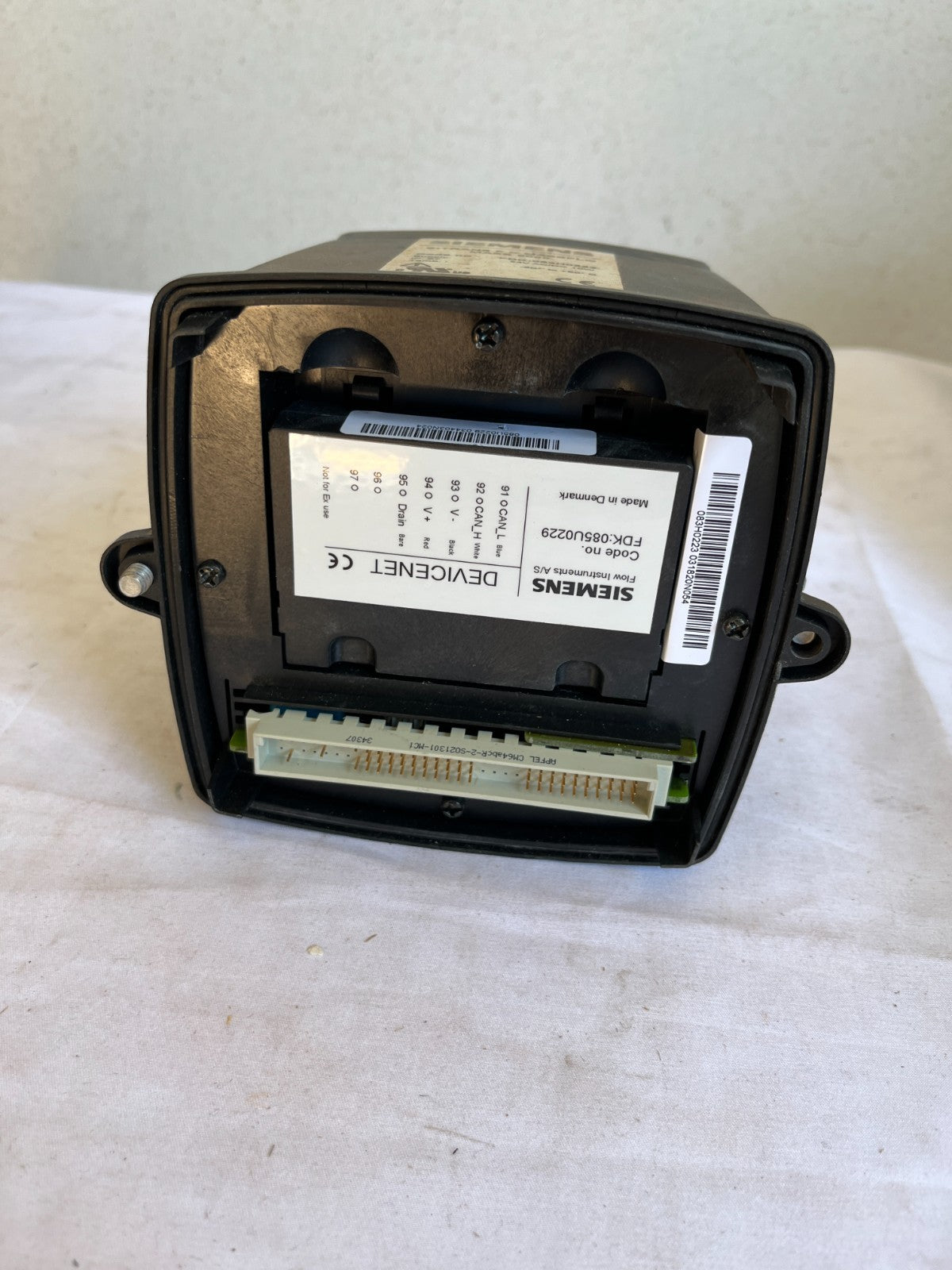 Siemens Sitrans F C MASS 6000 Massflo FDK:083H0223 DeviceNet Parts SOLD AS IS