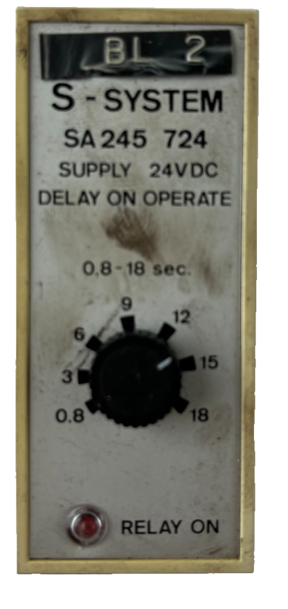 Electromatic SA245 724 Delay On Operate Timer 24VDC 0.8-18s CL3520 11-Pin LED