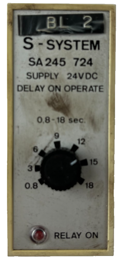 Electromatic SA245 724 Delay On Operate Timer 24VDC 0.8-18s CL3520 11-Pin LED