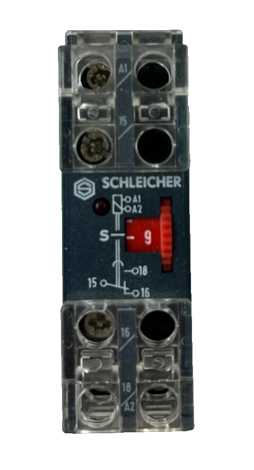 Schleicher KZT110 Timer Relay 230-240VAC 0.5-10s DIN Rail Used Spare Unit