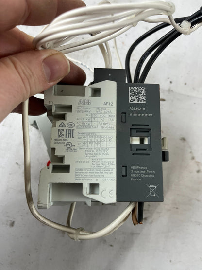 ABB AF12-30-01-14 Contactor 12A 3P 250–500V AC/DC + RT18-32(X) 32A 690V Holder