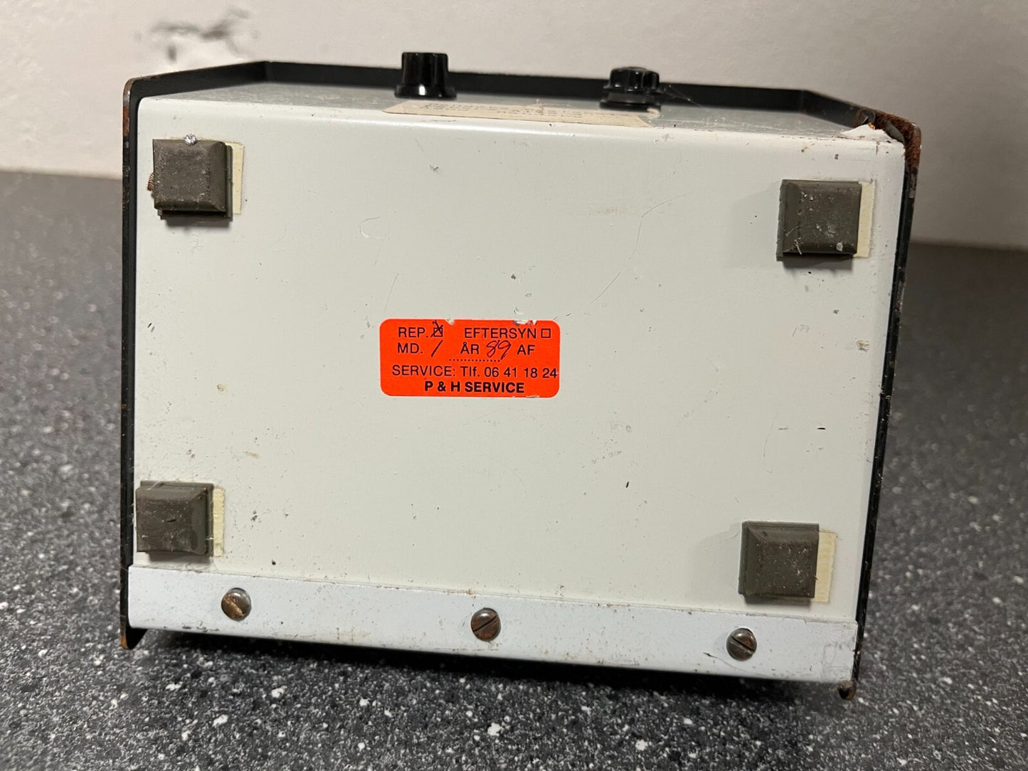 Vintage Analog Ammeter Lab/Educational Equipment from Randers Realskole Denmark