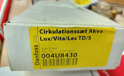 Danfoss Akva Lux Vita LES TD/S PN: 004U8430 Circulation Set for Water Heaters
