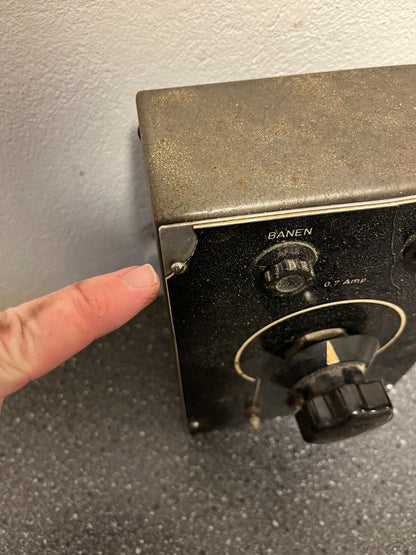 Vintage Rotary Rheostat 0.7 Amp 500 Ohm 250W - Bakelite Knob - Used