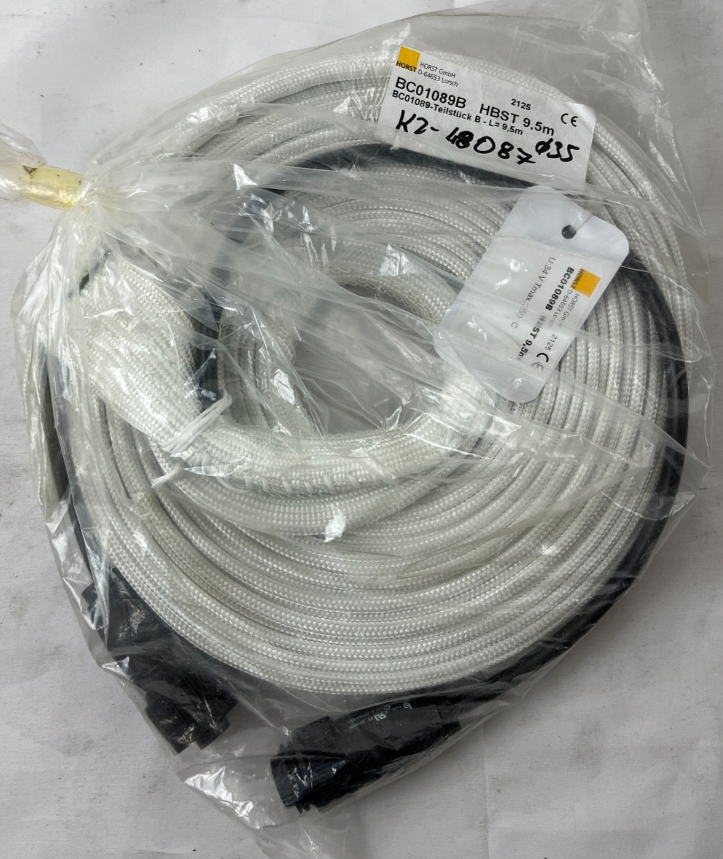 Horst BC01089B HBST 9.5m High Temperature Sensor Cable 34V 250°C New Original
