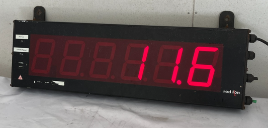Red Lion Ld4 Series Large Led Display Counter Ld4B6P Used Working Spare Unit