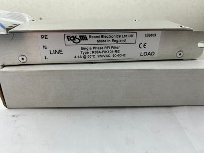 Omron R88A-FIK104-RE / Rasmi Single Phase RFI Filter 4.1A 250VAC for 400W G/G5
